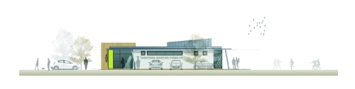 Image of the proposed football clubhouse
